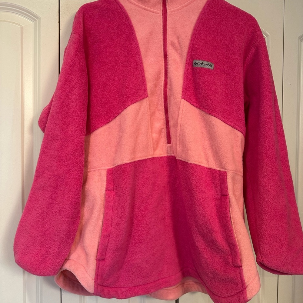Columbia Breast Cancer Pink Fleece Pullover